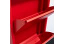 ebuy24 Schuhschrank Pisa 3 Türen Metallrot Komplett Montiert Bild 3