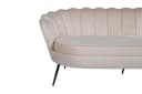 ebuy24 Sofa Nice Sofa 3 Personen velour beige Bild 4