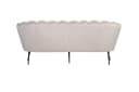 ebuy24 Sofa Nice Sofa 3 Personen velour beige Bild 5