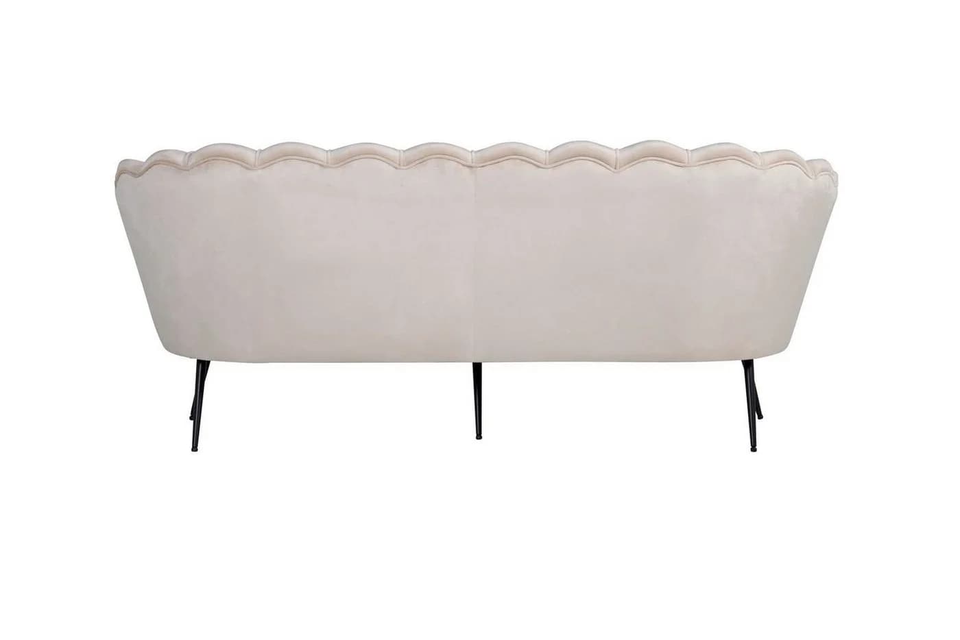ebuy24 Sofa Nice Sofa 3 Personen velour beige - Bild 5