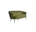 ebuy24 Nice Sofa 3-Sitzer Velours Grün Bild 1