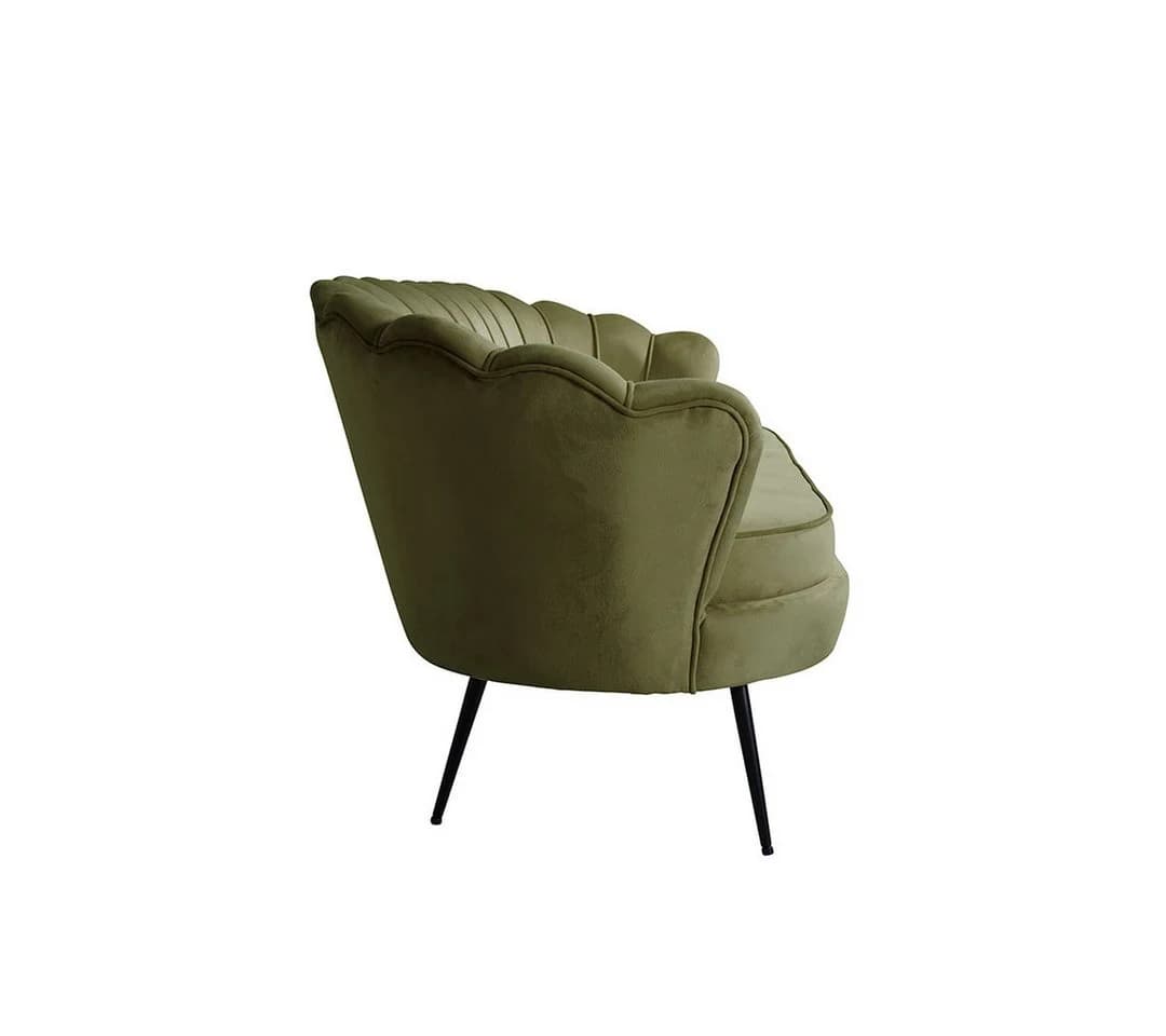 ebuy24 Nice Sofa 3-Sitzer Velours Grün - Bild 3