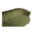 ebuy24 Nice Sofa 3-Sitzer Velours Grün Bild 5
