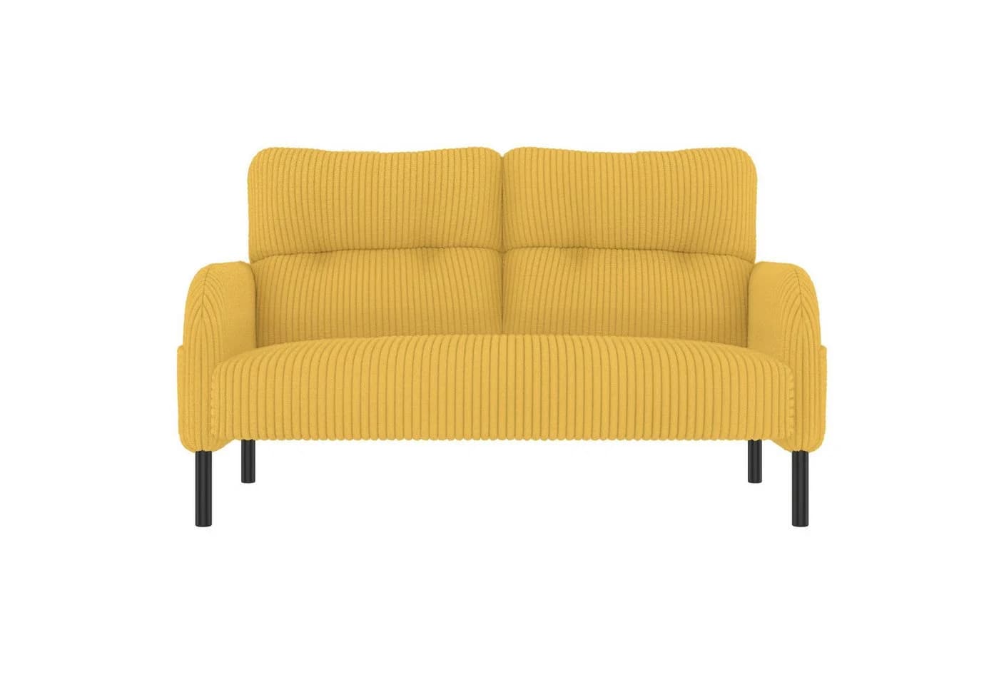 LVHOM Sofa Polstergarnitur Gelb Modular mit Seitentaschen