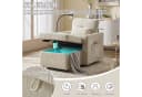 LVHOM Relaxsessel Chaiselongue Beige mit Stauraum & Handyhalter Bild 4