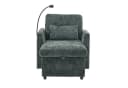 LVHOM Relaxsessel Chaiselongue mit XXL-Stauraum und Handyhalter Grün Bild 1