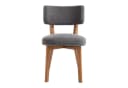 LVHOM Esszimmerstuhl Massivholz Leinenstoff 2er-Set Mid-Century Bild 1
