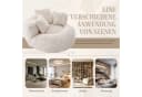 LVHOM Sitzsack 108x108x52cm Chenille Premium Sofa mit 3 extra Kopfkissen Bild 4
