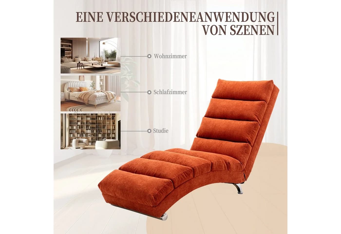 LVHOM Relaxsessel Sackleinen Massage-Liege INDOOR PREMIUM mit Massagefunktion - Bild 5