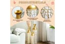 LVHOM Dekovase Bodenvase 3-tlg. Metall-Vasen-Set Gold Bild 4