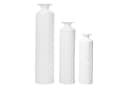 LVHOM Dekovase Bodenvase 3 tlg. Weiß Geometrisches Metall-Set Bild 1