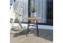 MC Star Gartentisch Boho-Stil PE-Rattan Glas Beige Bild 3