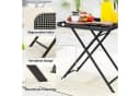 MC Star Gartentisch Klappbar Schwarz Wetterfest Bild 1