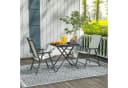 MC Star Gartentisch Klappbar Schwarz Wetterfest Bild 4