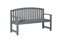 MC Star Gartenbank 2-Sitzer Grau Tannenholz Bild 2