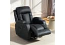 MC Star Relaxsessel Massagesessel mit Wipp-, Liege- & Wärmefunktion Schwarz Bild 1