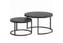 MC Star Satztisch Set 2-tlg. Grau MDF Metallgestell Stapelbar Bild 4