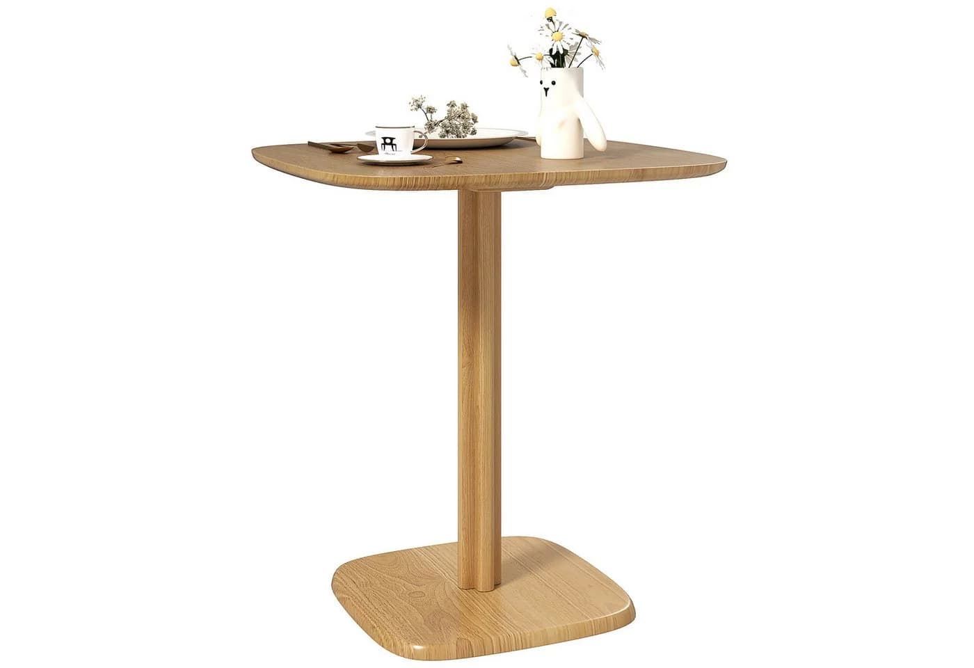MC Star Esstisch 70x70 cm Kautschukholz Natur Modern - Bild 5