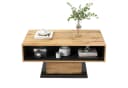 XDeer Couchtisch Eiche Anthrazit mit Stauraum und Schubladen Bild 4