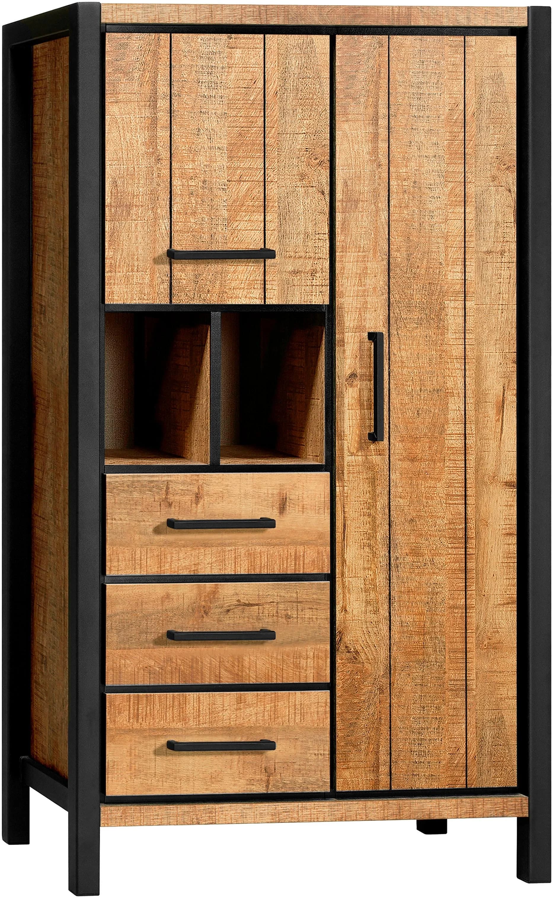 OMG DESIGN Mehrzweckschrank Ocean Mango Melamin mit Soft-Close