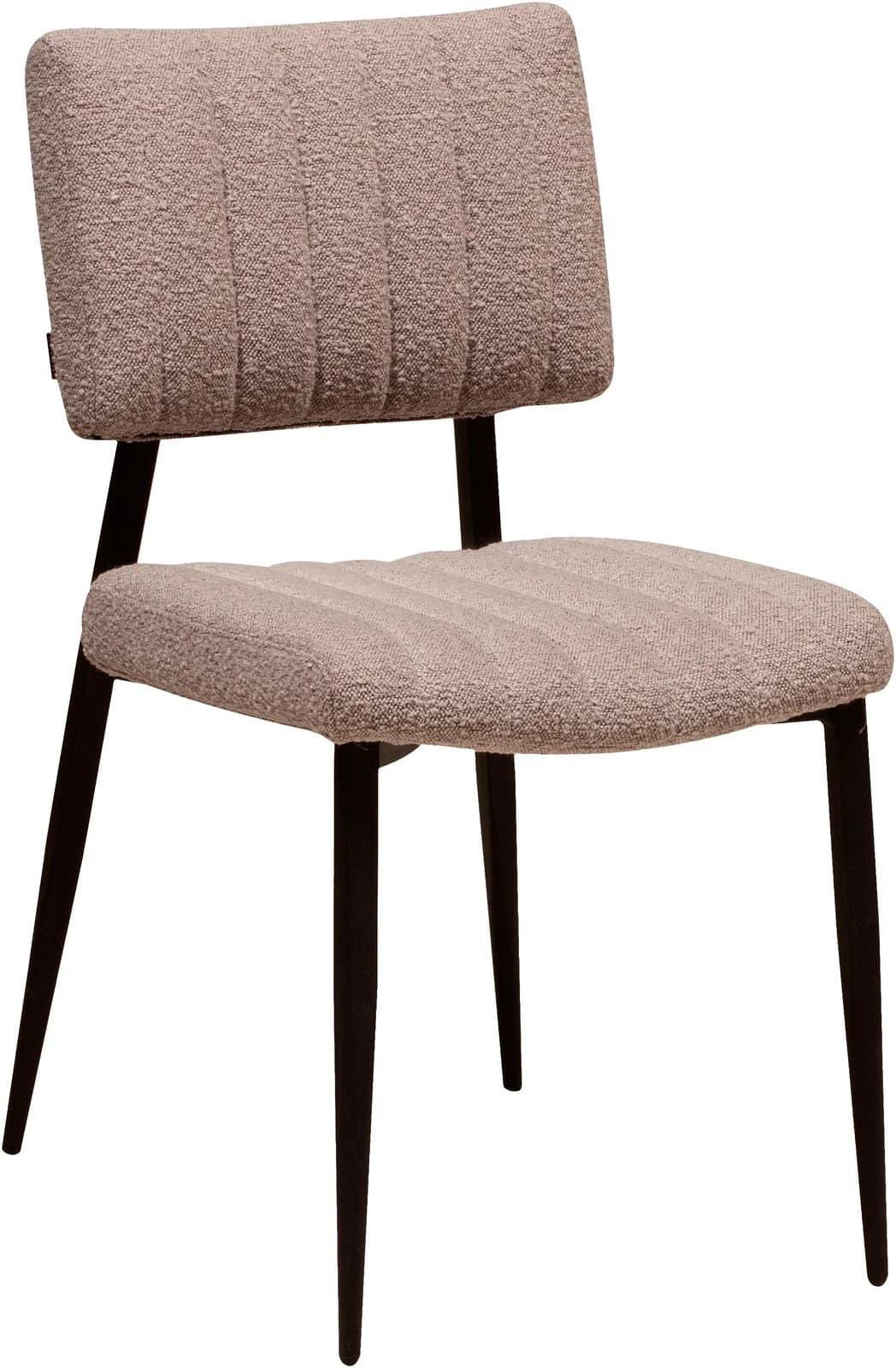 OMG DESIGN Esszimmerstuhl Dirk Toffee/Schwarz Moderner Boucle Bezug