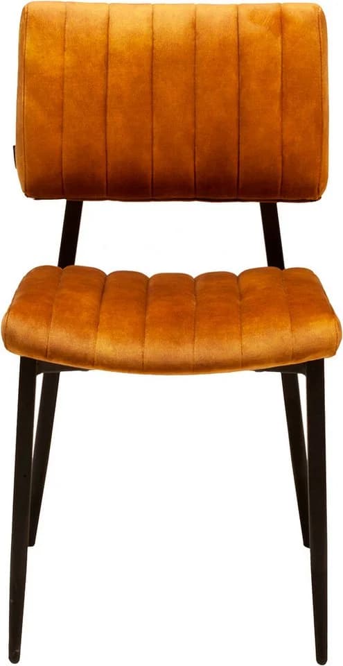 OMG DESIGN Esszimmerstuhl Ivan Gold Schwarz Samtvelour Polster - Bild 2