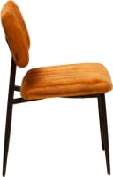 OMG DESIGN Esszimmerstuhl Ivan Gold Schwarz Samtvelour Polster Bild 4