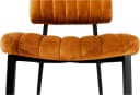 OMG DESIGN Esszimmerstuhl Ivan Gold Schwarz Samtvelour Polster Bild 5