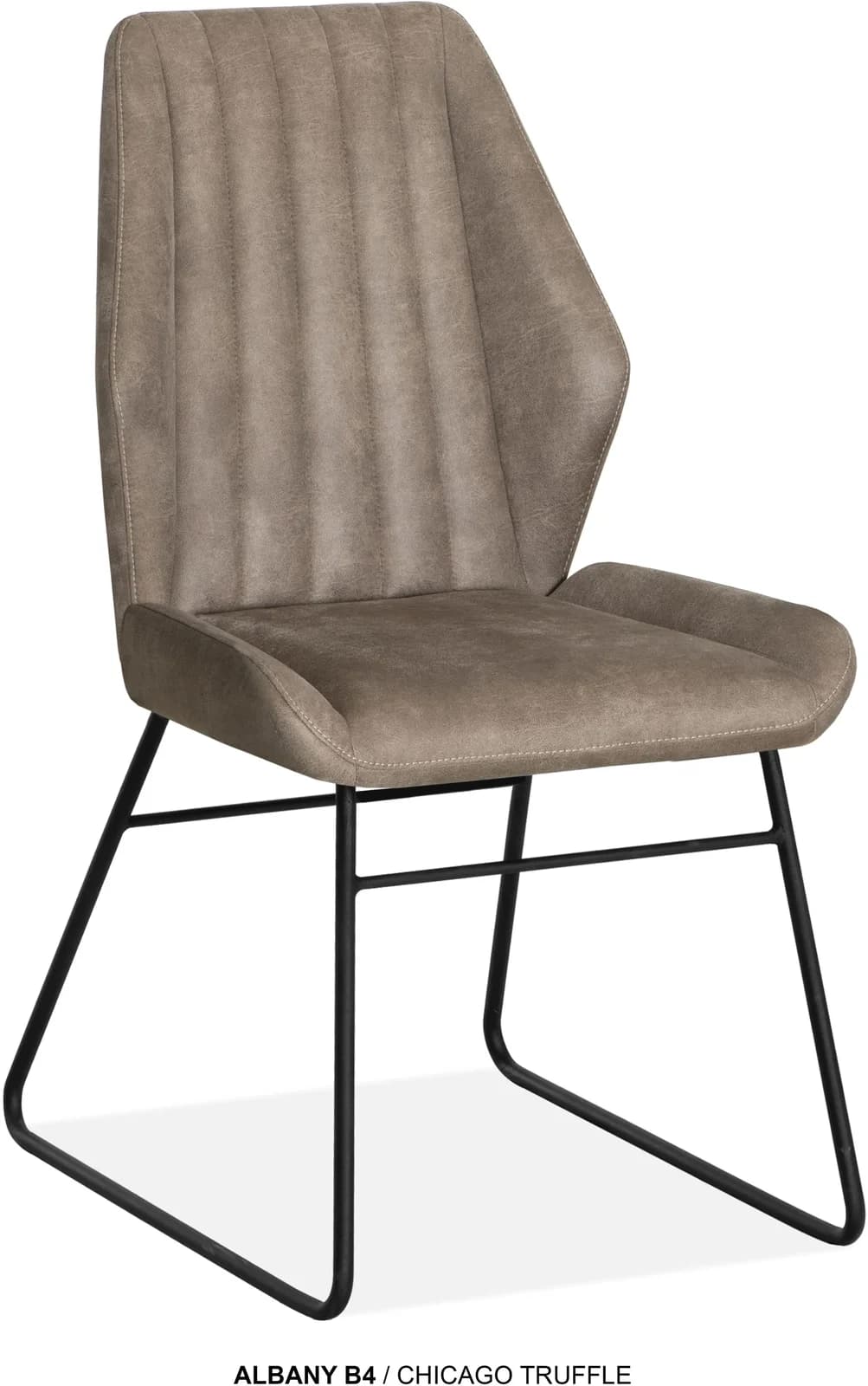 OMG DESIGN Esszimmerstuhl Albany Truffle Schwarz