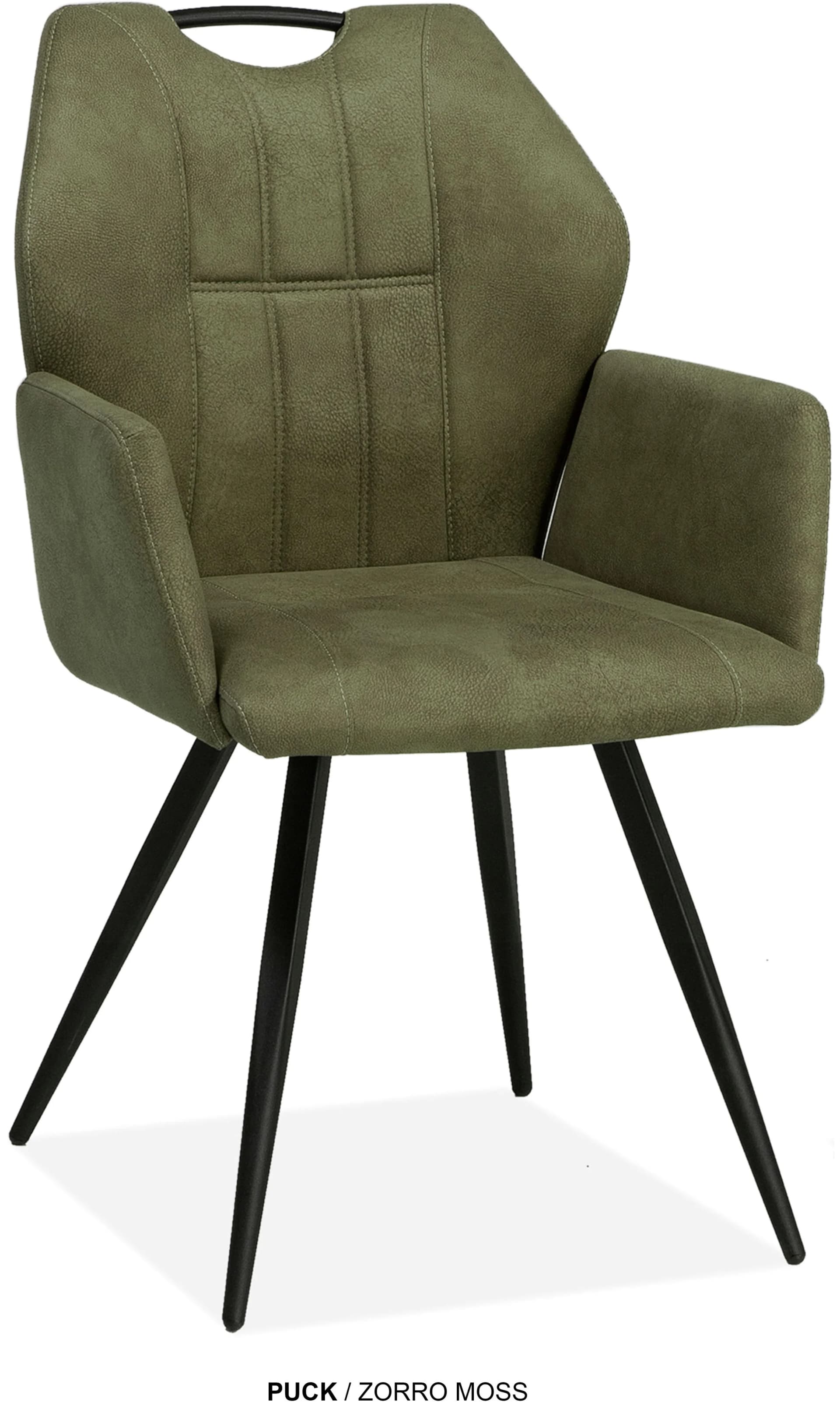 Esszimmerstuhl OMG DESIGN Puck Moss Schwarz