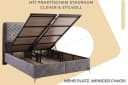 BAMBI YATAK Boxspringbett Set Thermo Control, Schlafzimmerbett, einseitige Matratze, H3 Bild 4