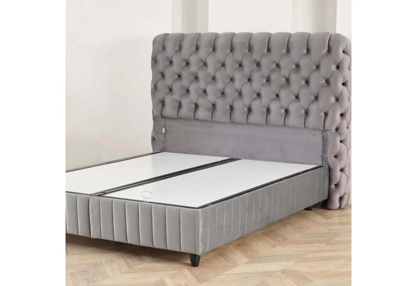Pointhome Boxspringbett Grau mit Matratze H3 & Bettkasten - Bild 5