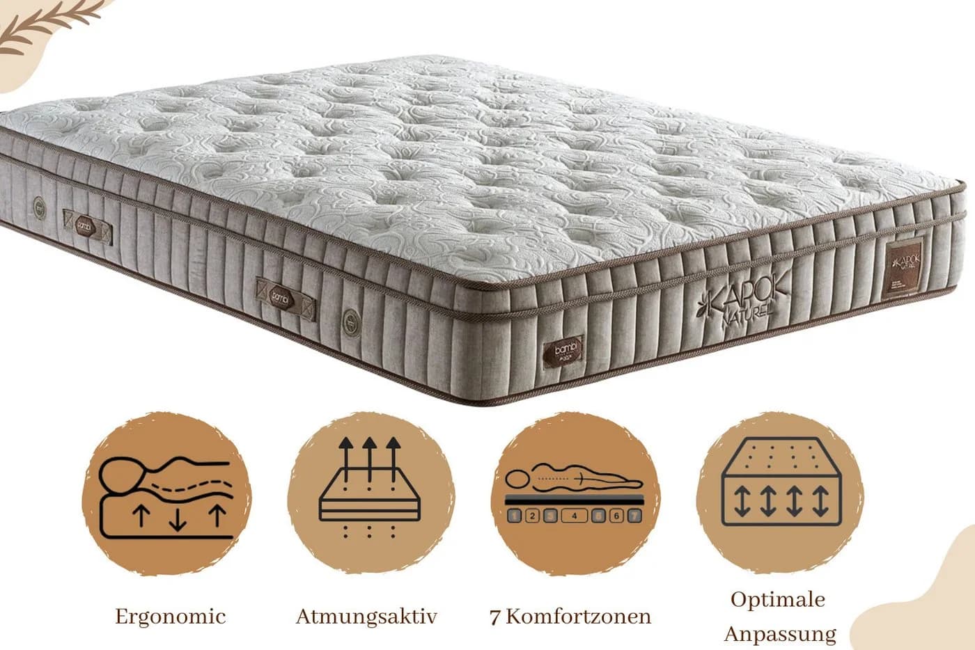 Pointhome Boxspringbett mit Bettkasten und Kapok Matratze - Bild 3