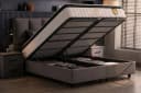 Pointhome Boxspringbett mit Bettkasten und Matratze Grau Bild 1