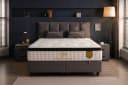 Pointhome Boxspringbett mit Bettkasten und Matratze Grau Bild 3