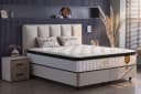 Pointhome Boxspringbett mit Bettkasten und Matratze Beige Bild 2