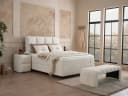 gowoll Boxspringbett 180x200 Beige mit Matratze und Bettkästen Bild 2