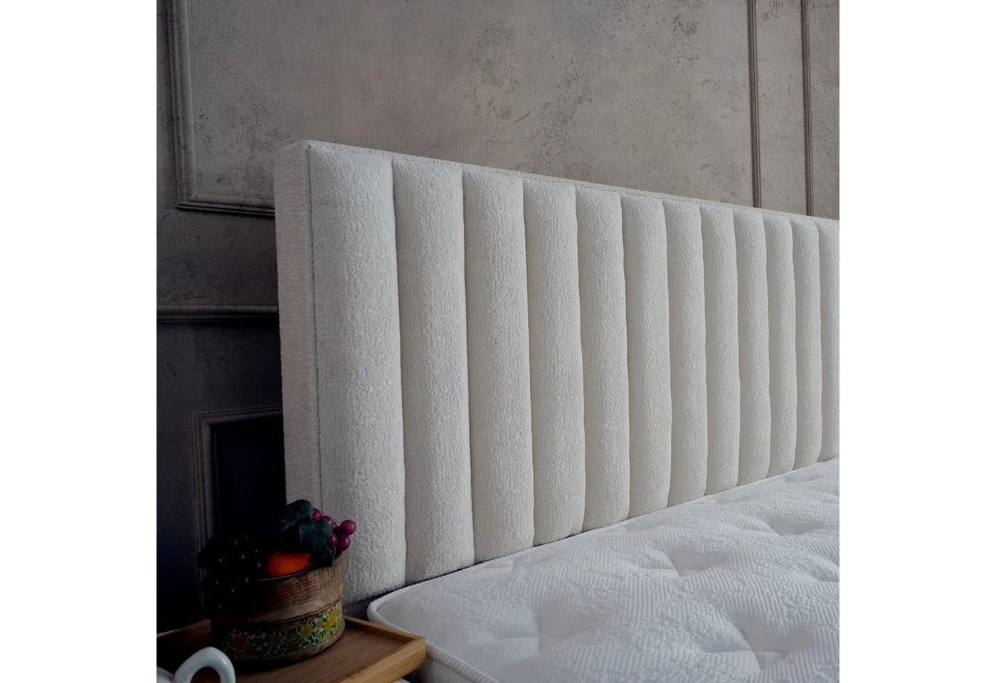 gowoll Boxspringbett Beleza mit Matratze & Bettkasten Beige