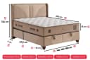 BAMBI YATAK Boxspringbett Set Bambi Clima Naturel Beige Bild 4