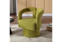 LVHOM Drehsessel M-Form Grün Boucle-Stoff 360° Drehbar Bild 1