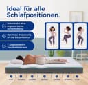Komfortschaummatratze Kaltschaummatratze, weiß/grau, i@home, Gemütliche Matratze mit mittlerer Härte doppelseitig schlafend, H3,H4 Bild 4