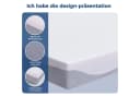 Komfortschaummatratze Kaltschaummatratze, weiß/grau, i@home, Gemütliche Matratze mit mittlerer Härte doppelseitig schlafend, H3,H4 Bild 5