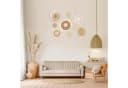 Wiladu 9-tlg. Wanddeko Set Boho Rattan Seegras Beige/Braun Bild 1
