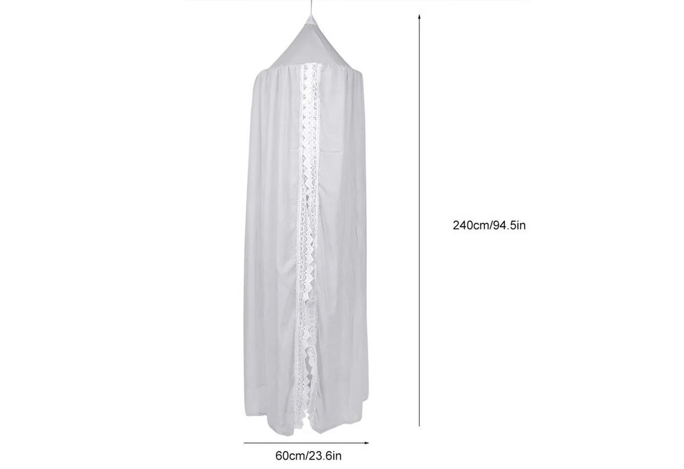 HOMELIVE Betthimmel Baldachin Kinderzimmer Deko Exquisite Spitze - Bild 1