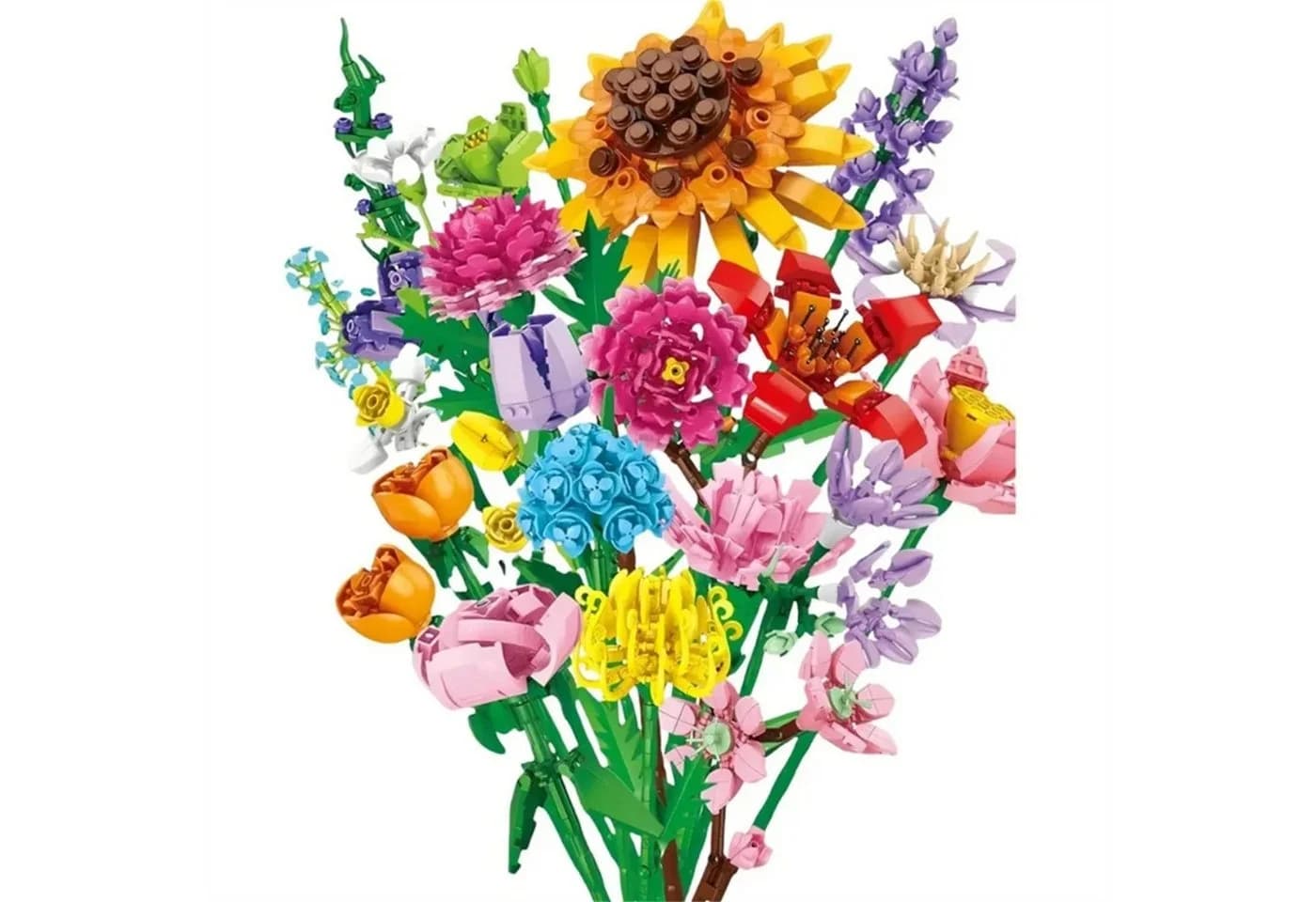 HOMELIVE Sonnenblumen Blumenstrauß 2688pcs Adventskalender - Bild 2