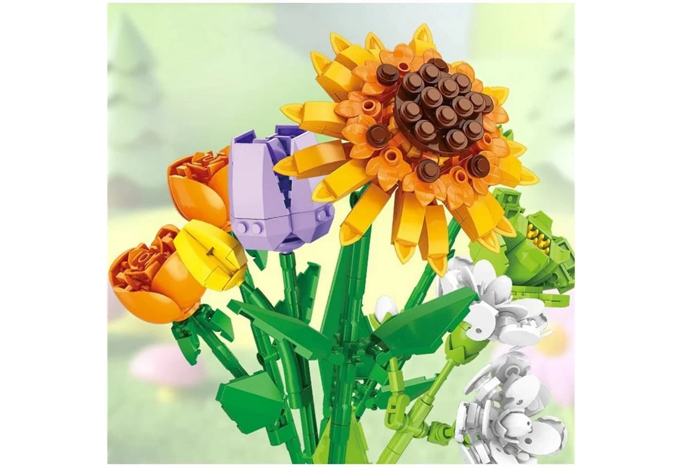 HOMELIVE Sonnenblumen Blumenstrauß 2688pcs Adventskalender - Bild 3