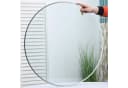 JUFU Runde Glas-Tischplatte ESG-Sicherheitsglas Transparent Bild 2