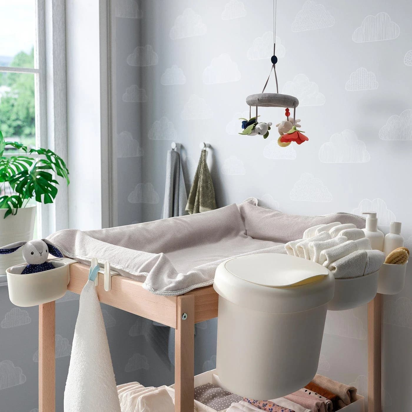 IKEA ÖNSKLIG Behälter 4er-Set Weiß Kunststoff