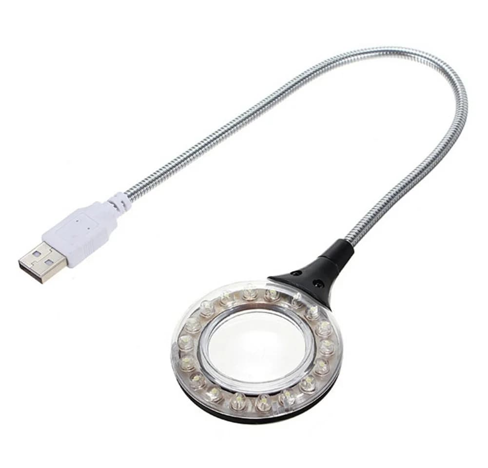 Bolwins USB LED Lampe 18x LED Licht Laptop PC Notebook Computer Schwanenhals - Bild 4