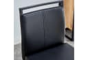 i@home Barhocker 2er Set Schwarz Kunstleder Metallbeine Bild 5